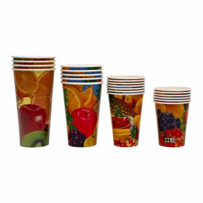9盎司一次性定制印刷冷饮纸杯，适用于果汁